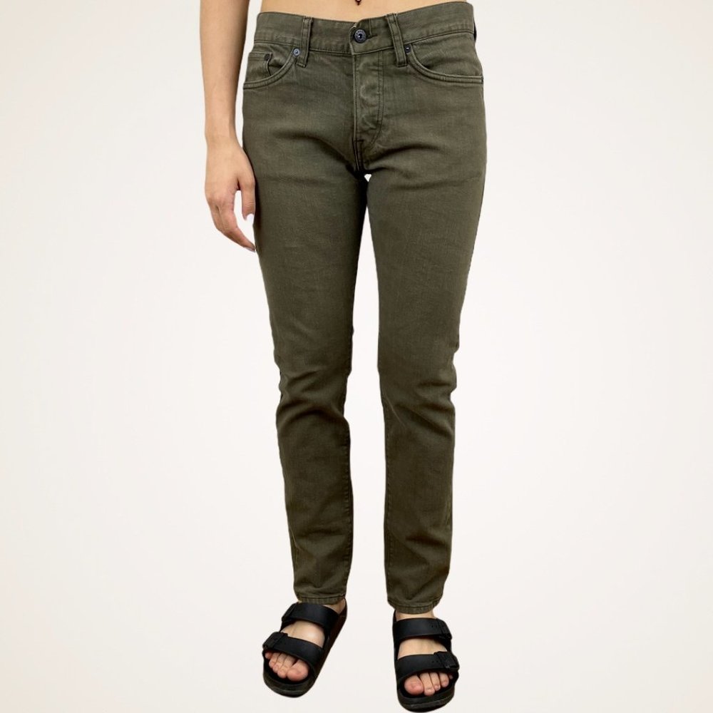 &DENIM by H&M Khaki Skinny Slim UNISEX Jean